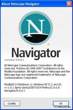 Netscape Navigator 9.0.0.1